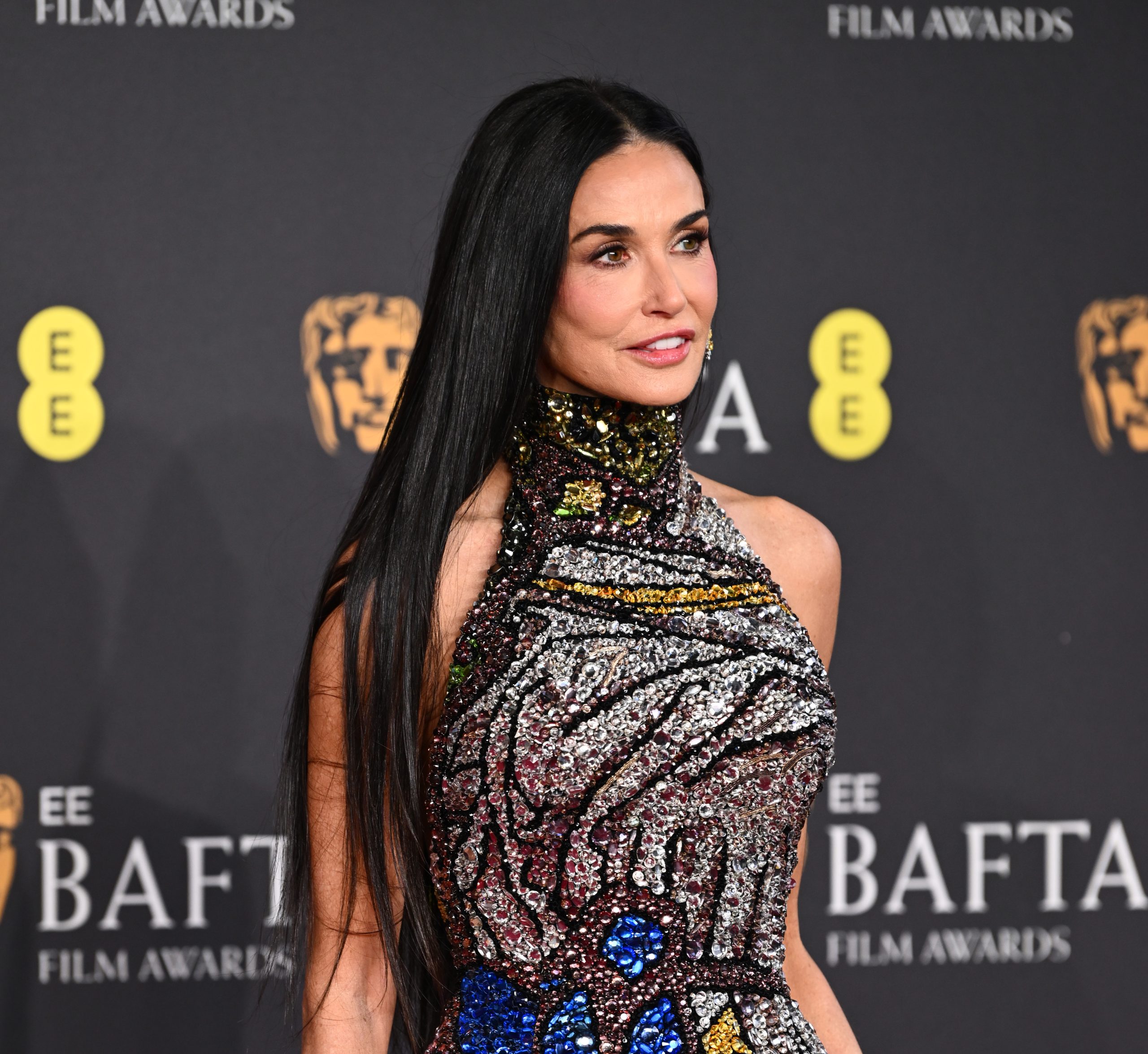 Demi Moore attends the EE BAFTA Film Awards 2025