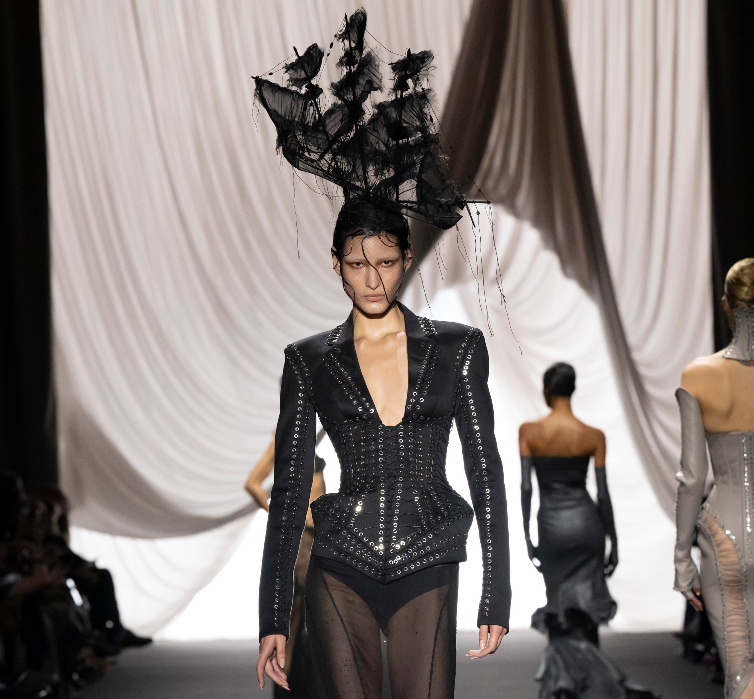 Ludovic de Saint Sernin Embraces Violent Euphoria for Jean Paul Gaultier SS25 Couture