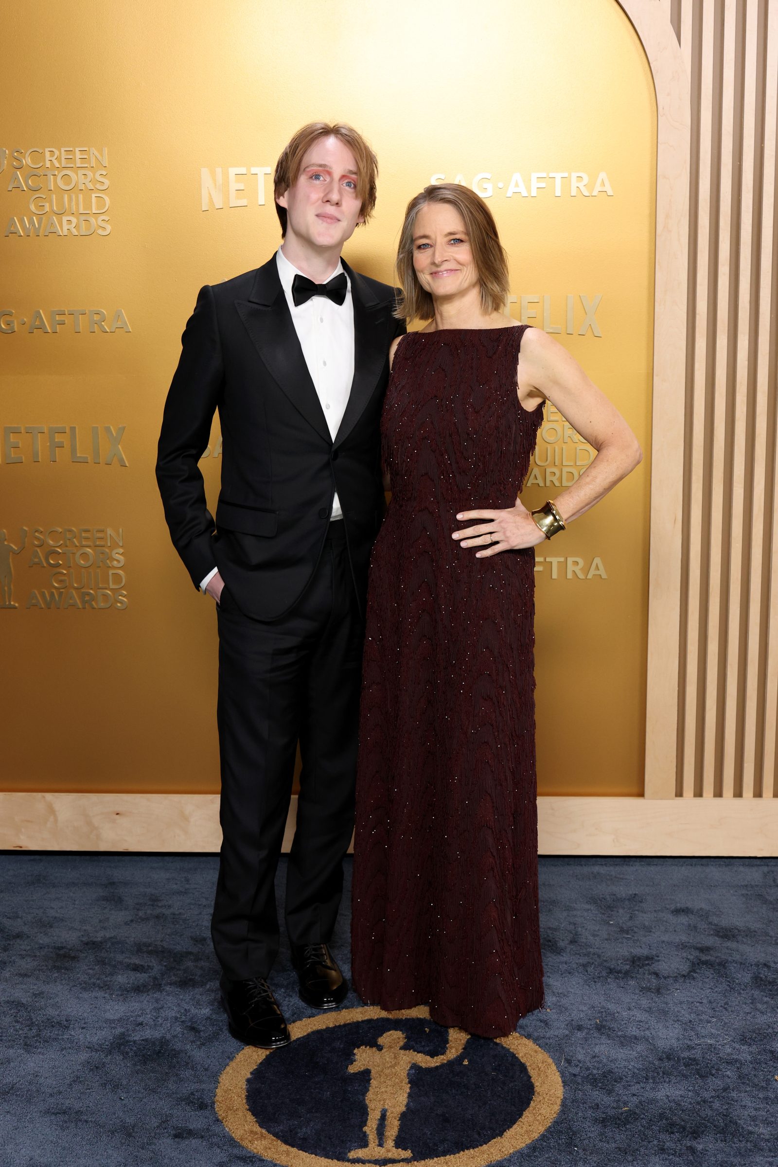 Jodie Foster Charlie Foster SAG Awards 2025