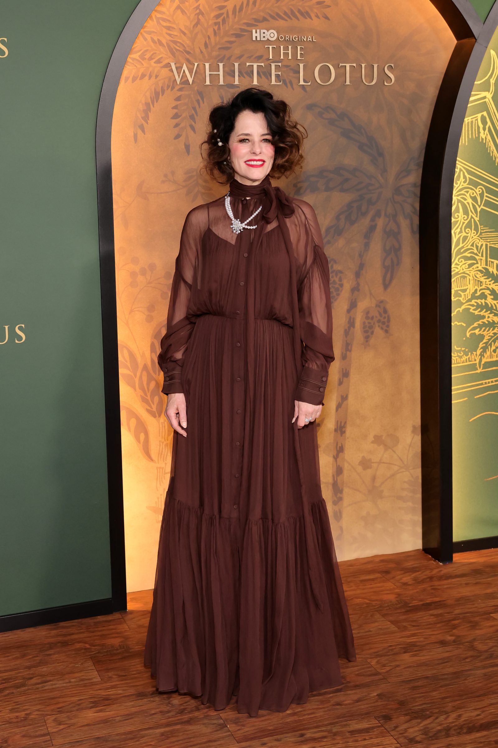 Parker Posey attends the Los Angeles Premiere of HBO Original Series &quot;The White Lotus&quot; Season 3 at Paramount Theatre on February 10, 2025 in Los Angeles, California.  (Photo by Emma McIntyre/Getty Images)