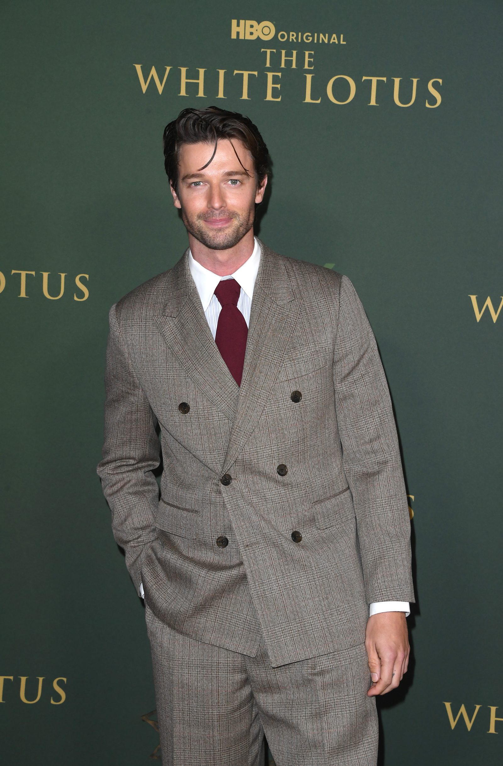 Patrick Schwarzenegger arrives at the Los Angeles Premiere Of HBO Original Series &quot;The White Lotus&quot; Season 3 at Paramount Theatre on February 10, 2025 in Los Angeles, California. (Photo by Steve Granitz/FilmMagic)