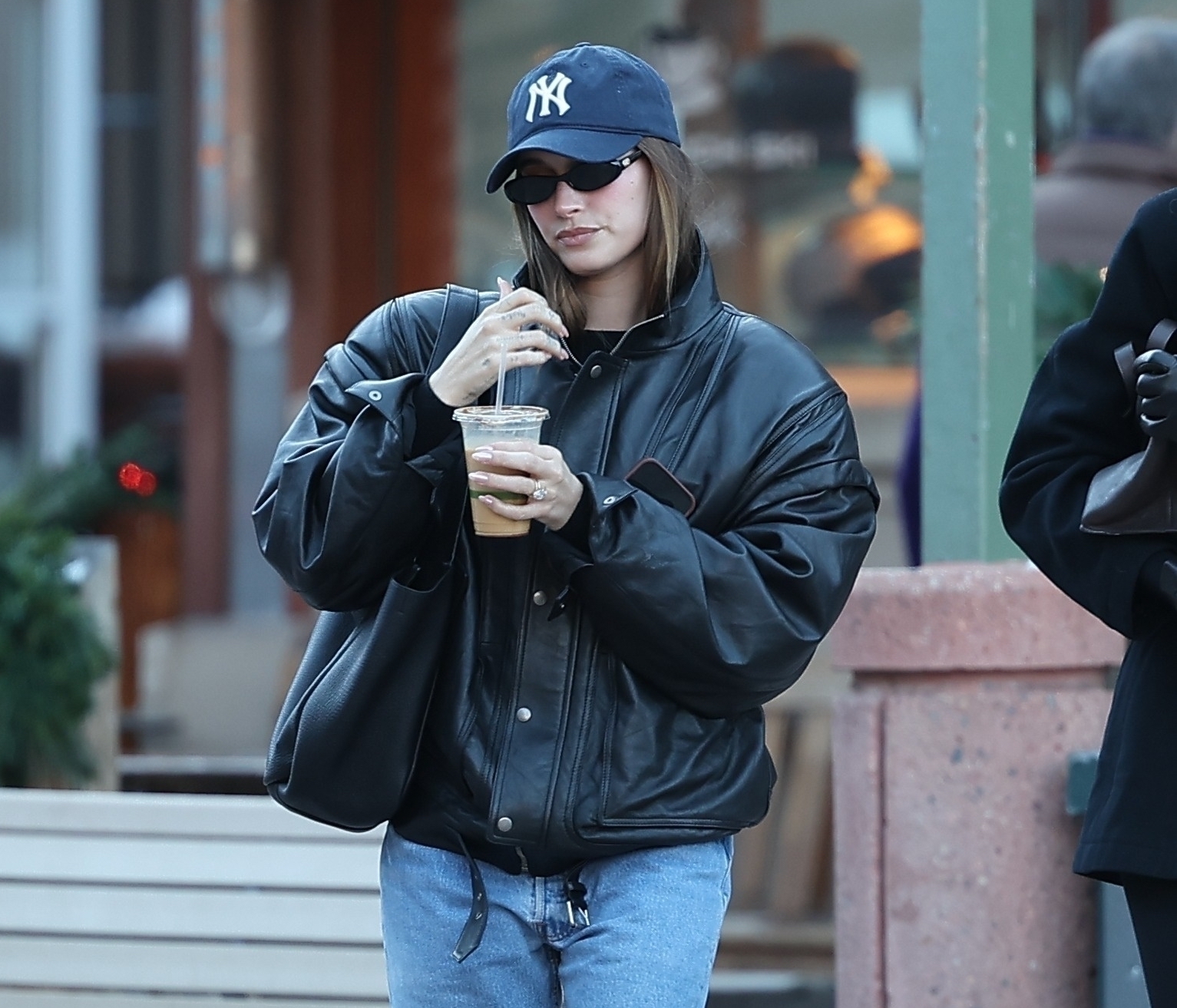 Hailey Bieber, Aspen Winter Weekend With Saint Laurent