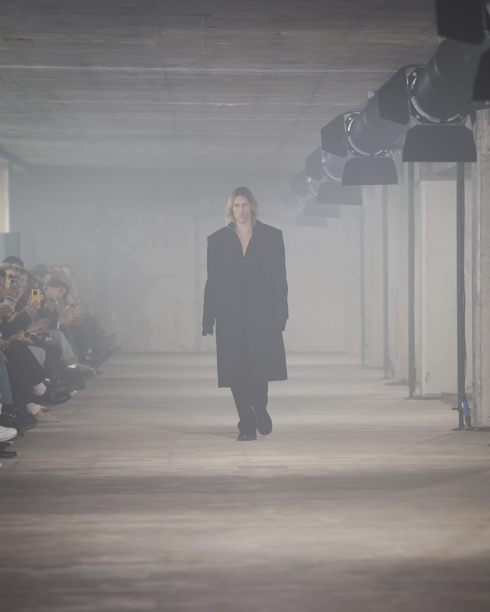 Designer Ludovic de Saint Sernin at the close of the FW25 collection shown during Paris Fashion Week (Photo courtesy of Ludovic de Saint Sernin)