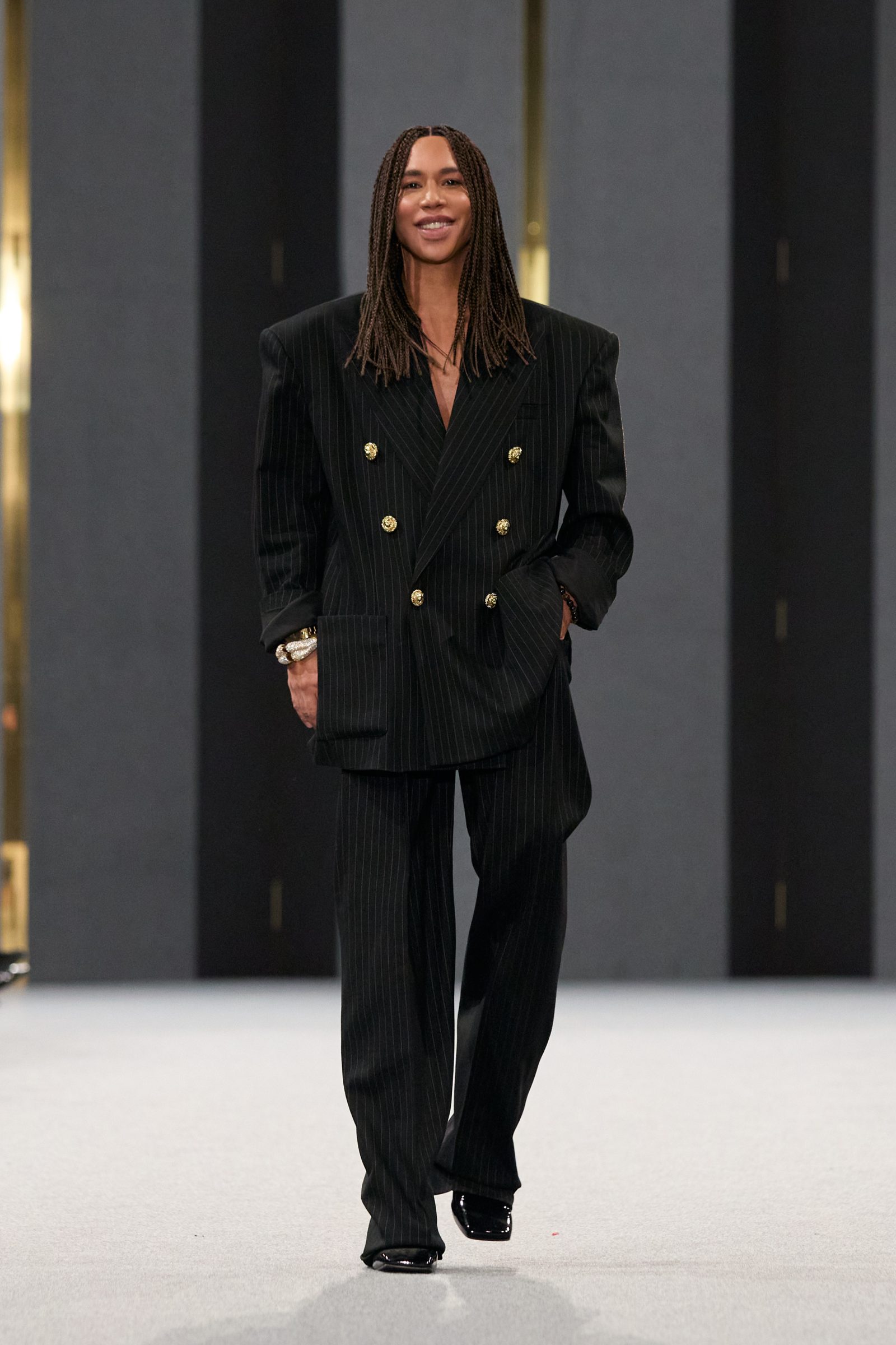 Balmain creative director Olivier Rousteing puts forth a renewed vision with the FW25 collection (Photo courtesy of Balmain)